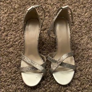 Silver heels